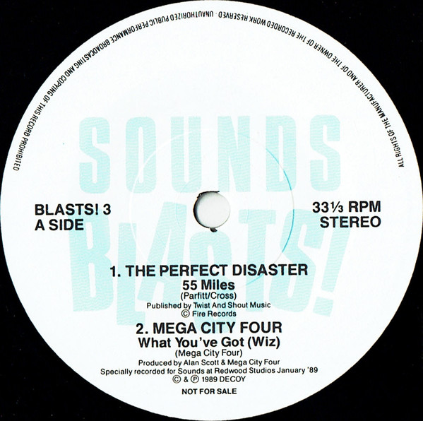 Various - Sounds Blasts! EP3 - Used Vinyl Record 7" image 3
