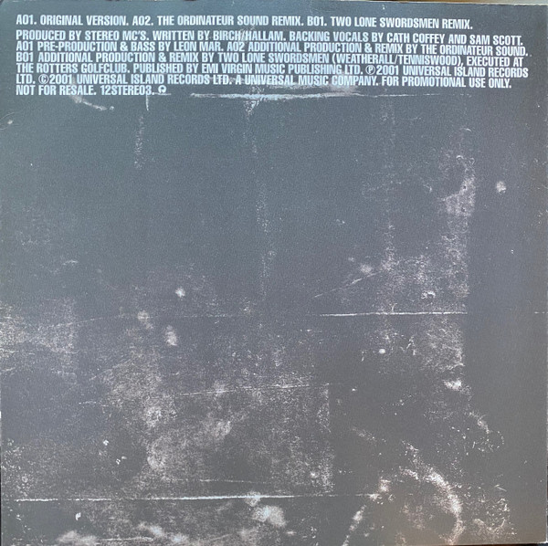 Stereo MC's - Deep Down & Dirty - Vinyl Record 12" image 2