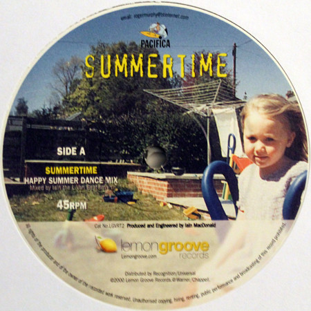 Pacifica - Summertime - Used Vinyl Record 12" image 3