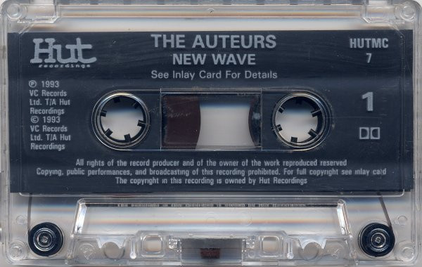 Auteurs - New Wave - Used Cassette image 3
