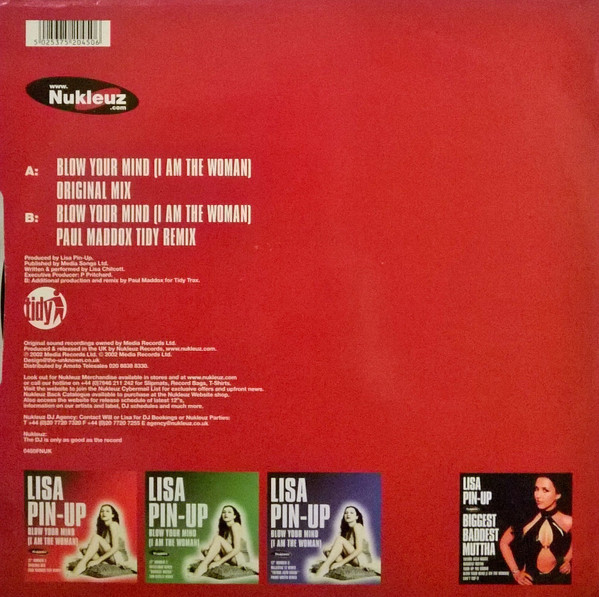 Lisa Pin-Up - Blow Your Mind (I Am The Woman) (12" Number 1) - Used V image 2