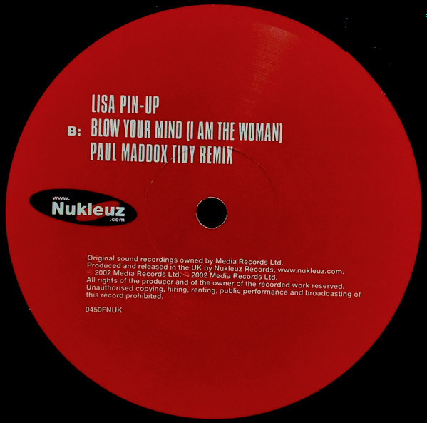 Lisa Pin-Up - Blow Your Mind (I Am The Woman) (12" Number 1) - Used V image 4