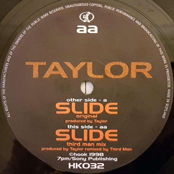 Taylor - Slide - Used Vinyl Record 12" image 4