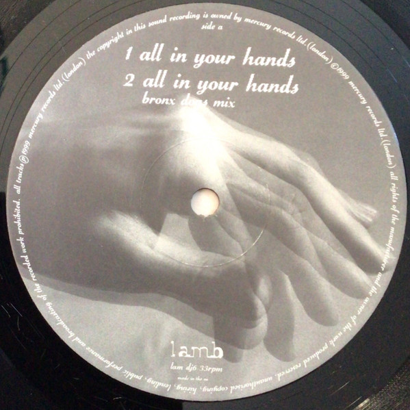 Lamb - All In Your Hands - Used Vinyl Record 12" image 4