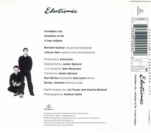 Electronic - Forbidden City - Used CD image 2