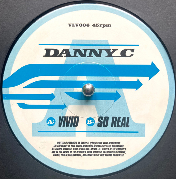 Danny C - Vivid / So Real - Used Vinyl Record 12" image 3