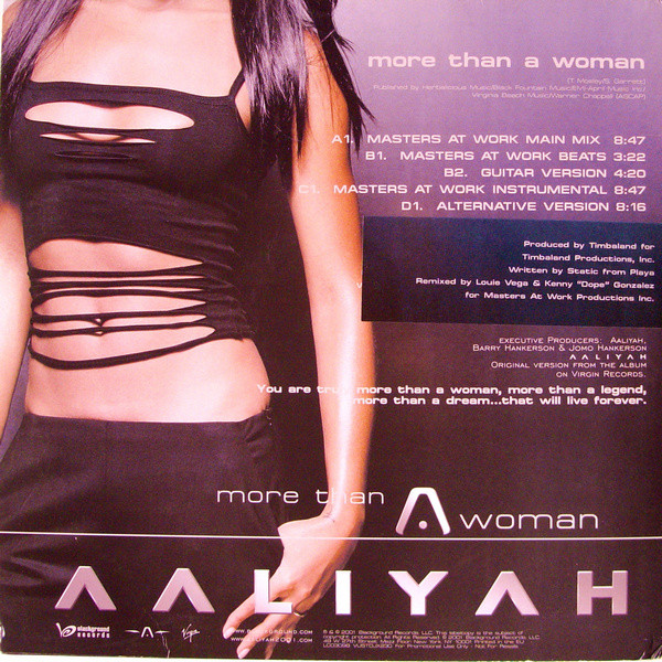 Aaliyah - More Than A Woman (Masters At Work Remixes) - Used image 2
