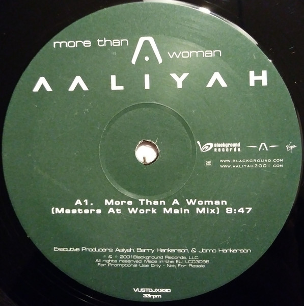 Aaliyah - More Than A Woman (Masters At Work Remixes) - Used image 3