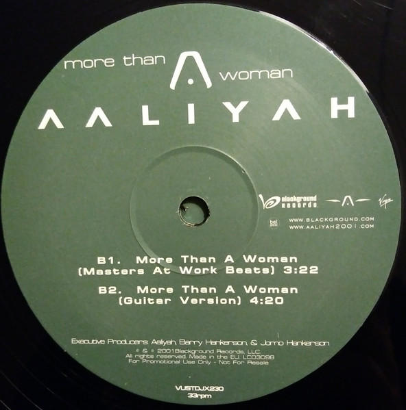 Aaliyah - More Than A Woman (Masters At Work Remixes) - Used image 4
