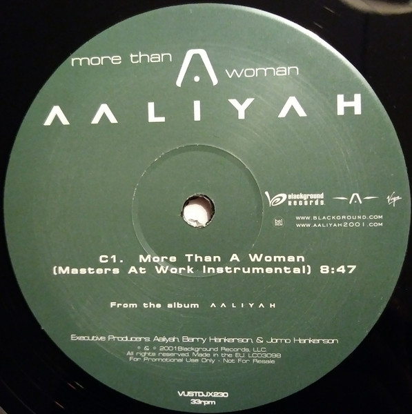 Aaliyah - More Than A Woman (Masters At Work Remixes) - Used image 5