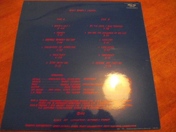 Blue Mink - Only When I Laugh - Used Vinyl Record image 2