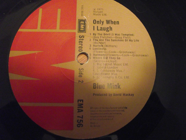 Blue Mink - Only When I Laugh - Used Vinyl Record image 4