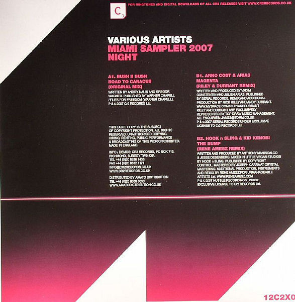 Various - Miami Sampler 2007 Night - Vinyl Record 12" image 2