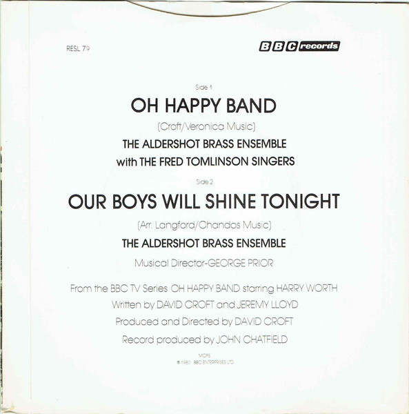 Fred Tomlinson Singe - Oh Happy Band - Used Vinyl Record 7" image 2