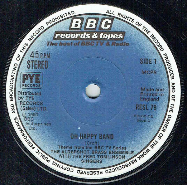 Fred Tomlinson Singe - Oh Happy Band - Used Vinyl Record 7" image 3