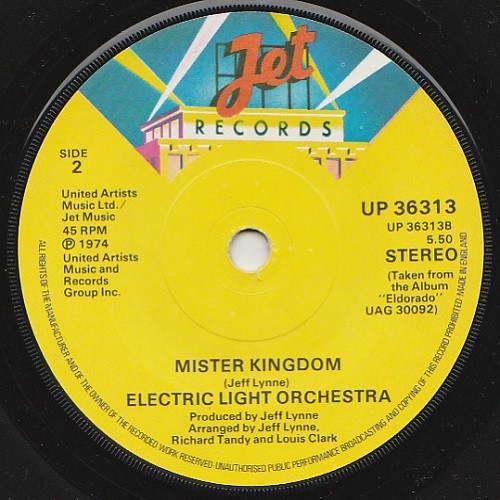 Electric Light Orche - Turn To Stone - Used Vinyl Record 7" image 4