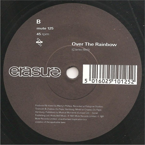 Erasure - Chorus - Used Vinyl Record 7" image 4