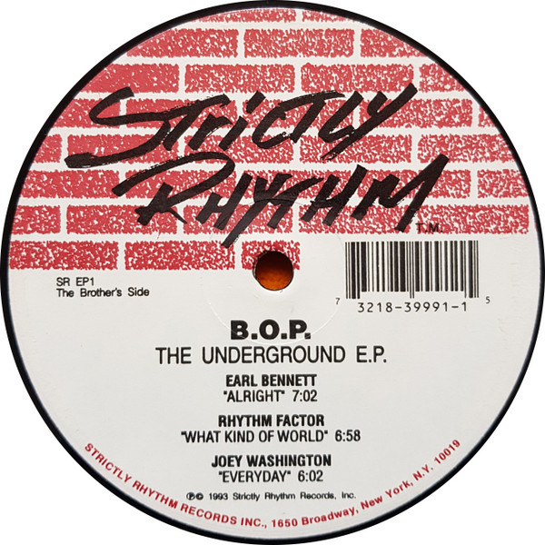 B.O.P. - Underground E.P. - Used Vinyl Record 12" image 3