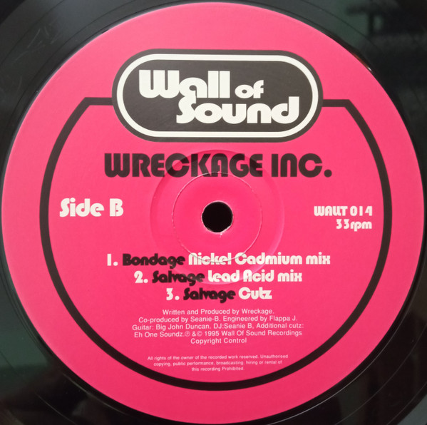 Wreckage Inc. - Salvage - Used Vinyl Record 12" image 4