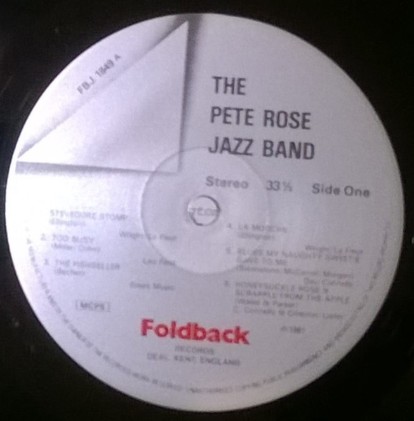 Pete Rose Jazz Band - Used Vinyl Record image 3