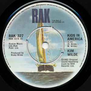 Kim Wilde - Kids In America - Used Vinyl Record 7" image 1