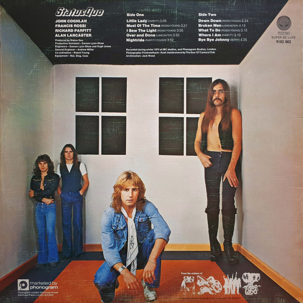 Status Quo - On The Level - Used Vinyl Record image 4