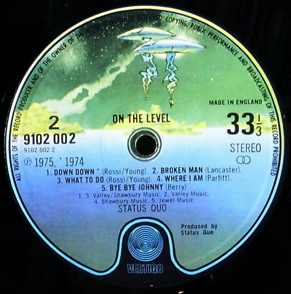 Status Quo - On The Level - Used Vinyl Record image 6