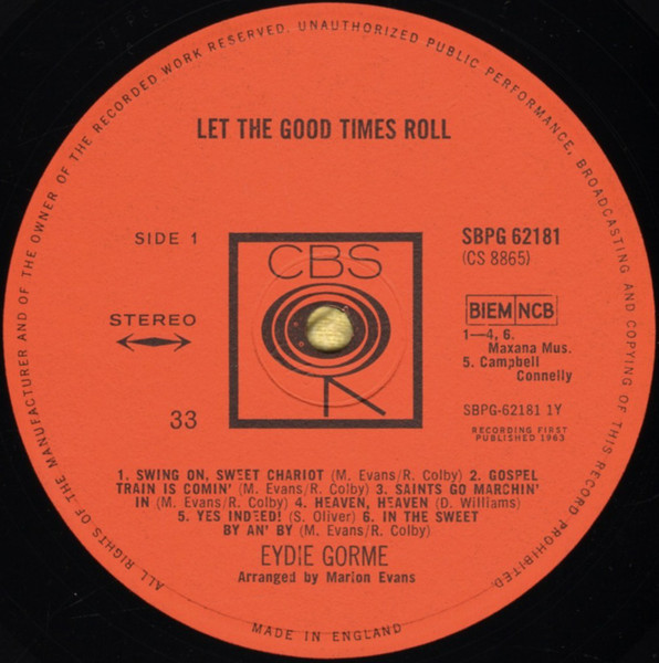Eydie Gorme - Let The Good Times Roll - Used Vinyl Record image 3