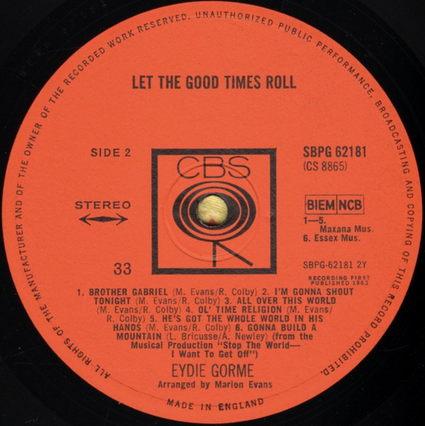 Eydie Gorme - Let The Good Times Roll - Used Vinyl Record image 4
