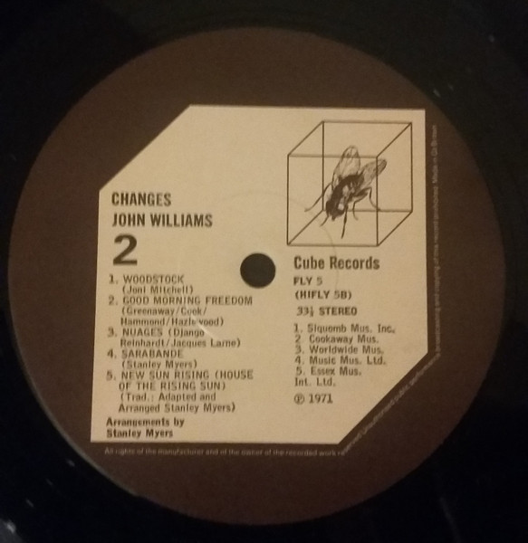 John Williams - Changes - Used Vinyl Record image 4