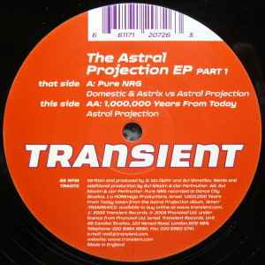 Astral Projection - EP Part 1 - Used Vinyl Record 12" image 1