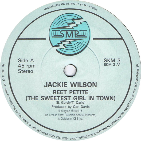 Jackie Wilson - Reet Petite - Used Vinyl Record 7" image 3