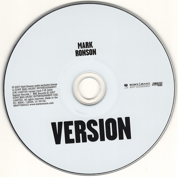 Mark Ronson - Version - Used CD image 3