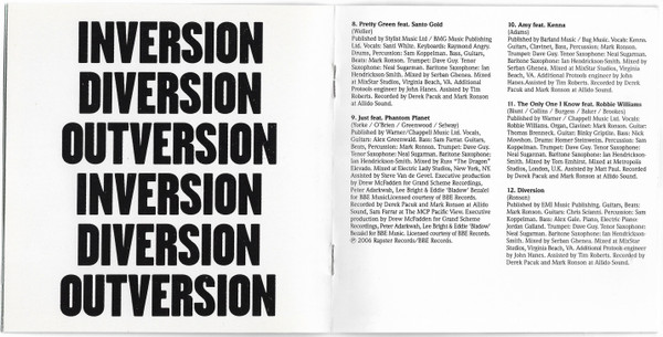 Mark Ronson - Version - Used CD image 7