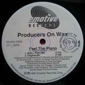 Producers On Wax - Feel The Piano / Let It Move You - Used Vinyl Reco image 1