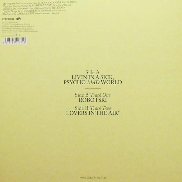 Michoacan - Livin In A Sick, Psycho Mad World EP - Vinyl Record 12" image 2