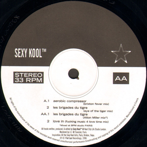 Sexy Kool - Aerobic Compressor - Used Vinyl Record 12" image 3