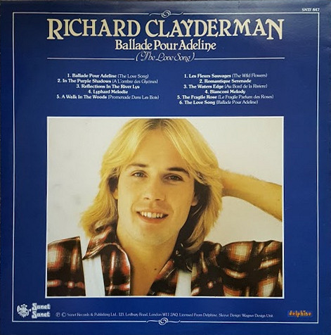 Richard Clayderman - Ballade Pour Adeline (The Love Song) - Used Vin image 2