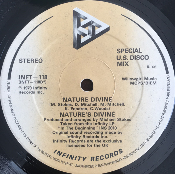 Nature's Divine - I Just Can't Control Myself - Used Vinyl Record 12" image 4
