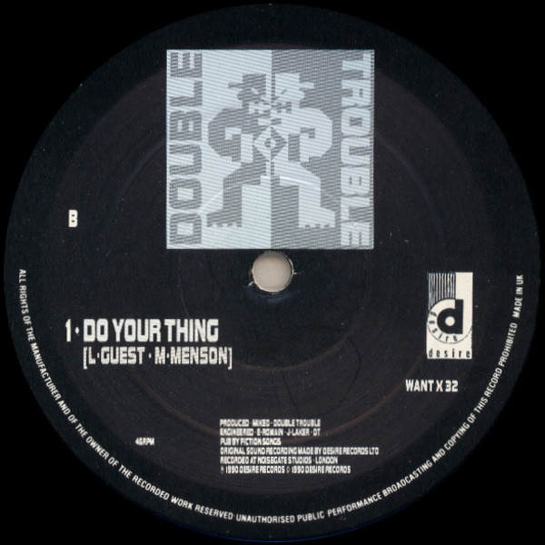 Double Trouble - Love Don't Live Here Anymore - Used Vinyl Record 12" image 4