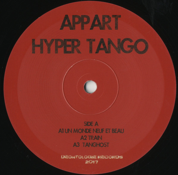 A.P.P.A.R.T - Hyper Tango - Used Vinyl Record 12" image 3