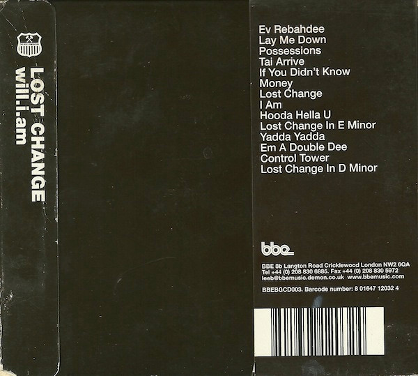 Will I Am - Lost Change - Used CD image 3