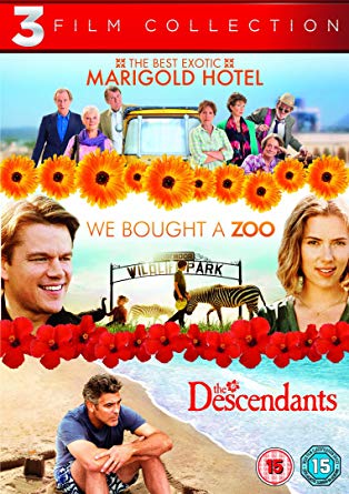 The Best Exotic Marigold Hotel / We Bought A Zoo / The Descendants DVD