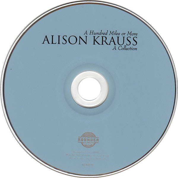 Alison Krauss - A Hundred Miles Or More: A Collection - CD image 8