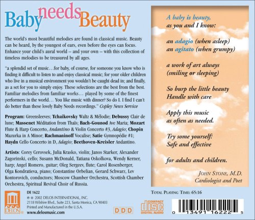 Pyotr Ilyich Tchaiko - Baby Needs Beauty - CD image 2