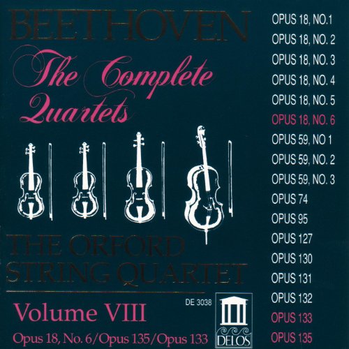 String Quartets Vol. Viii (Orford String Quartet) - CD image 1