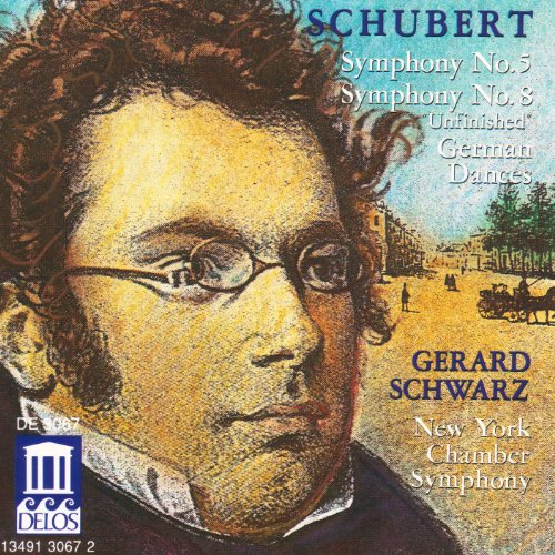 Symphonies Nos. 5 and 8 German Dances (Schwarz) - CD image 1
