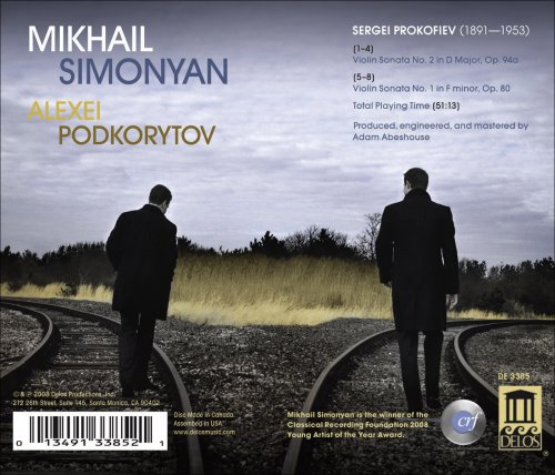 Sergei Prokofiev - Prokofiev: Sonatas for Violin and Piano - CD image 2