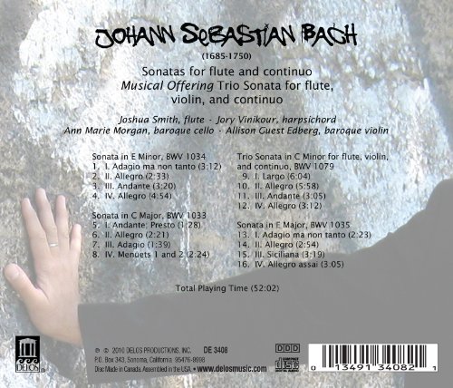 Ann Marie Morgan - J.S. Bach: Flute Sonatas With Continuo/... - CD image 2