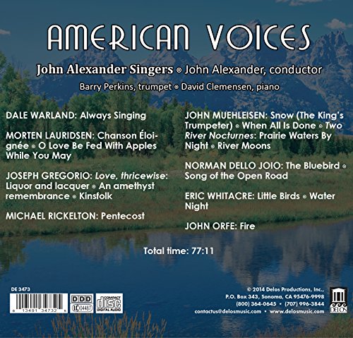 John Alexander Singe - American Voices - CD image 2